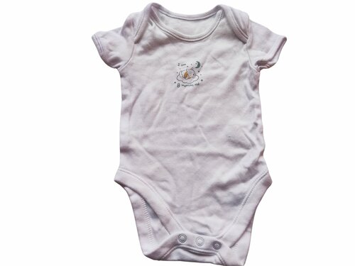 Body bílé krátké pro kluky s obrázkem secondhand