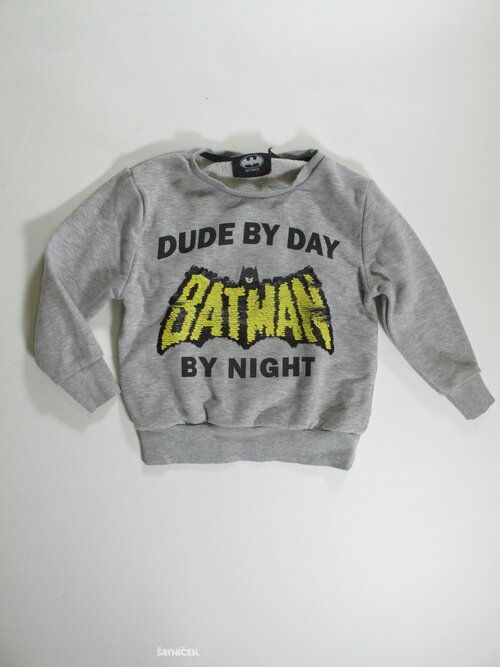 Mikina pro kluky s obrázky šedá secondhand