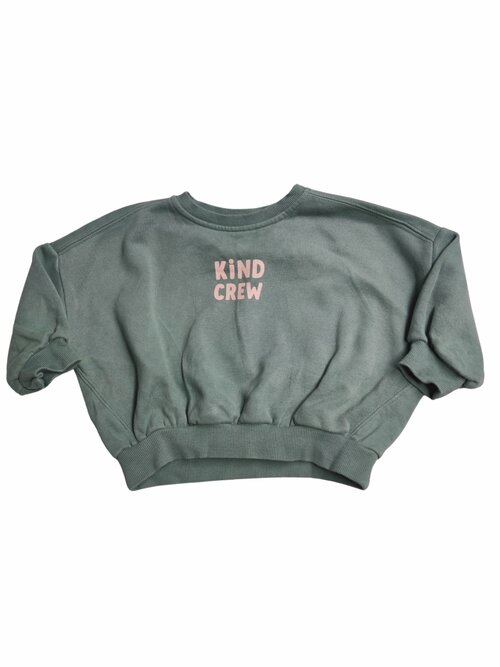 Tmavě zelená mikina s nápisem pro holky secondhand George