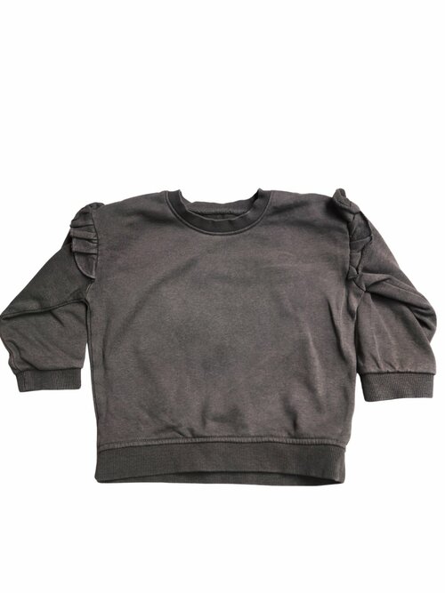 Jarní mikina tmavá s volánky pro holky secondhand George