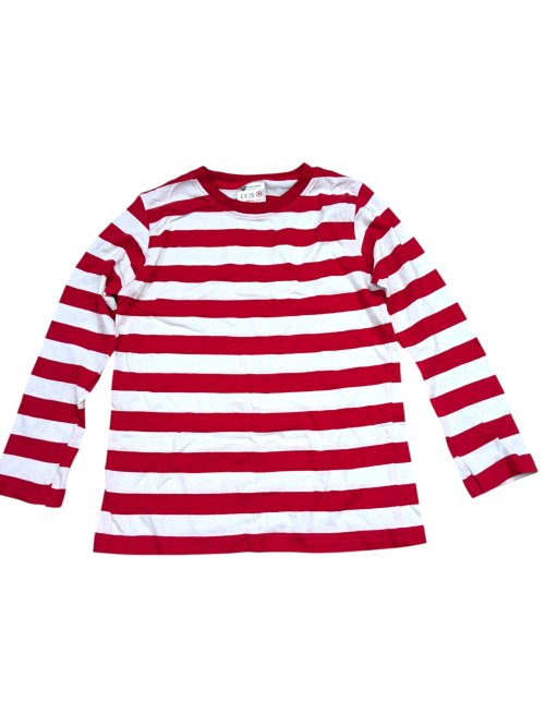 Bílo červené pruhované triko pro kluky  secondhand -
