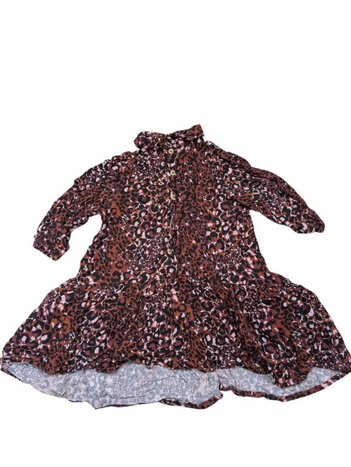 Vzorované košilové šaty s dlouhým rukávem secondhand Next