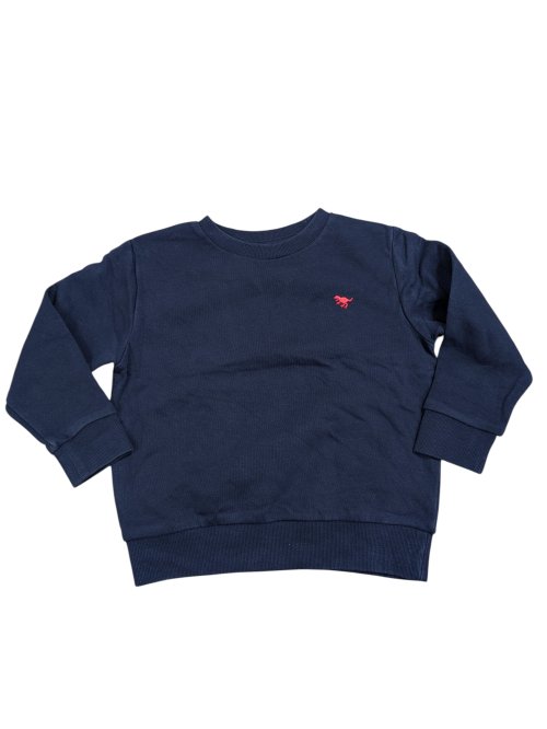 Tmavě modrá mikina pro kluky s dinosaurem secondhand secondhand Next