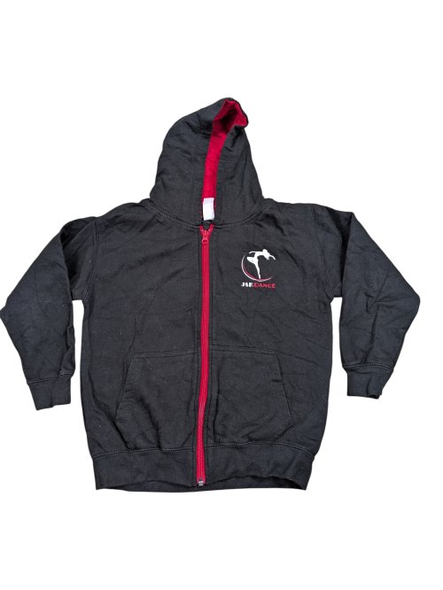 Červeno-černá mikina pro holky secondhand -