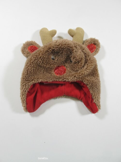 Hnědá čepice Sob second hand