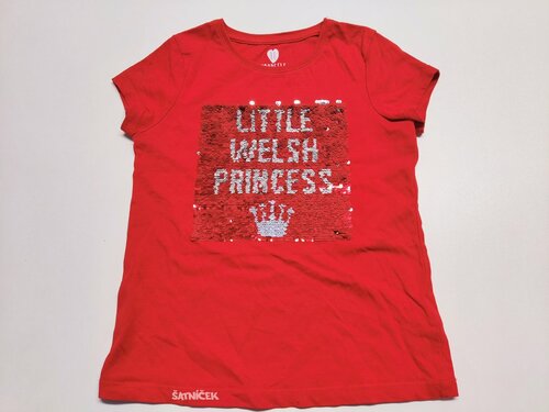 Červené triko pro holky secondhand