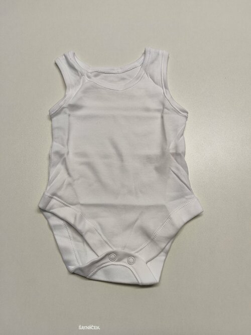 Bílé body pro kluky kr. rukáv outlet