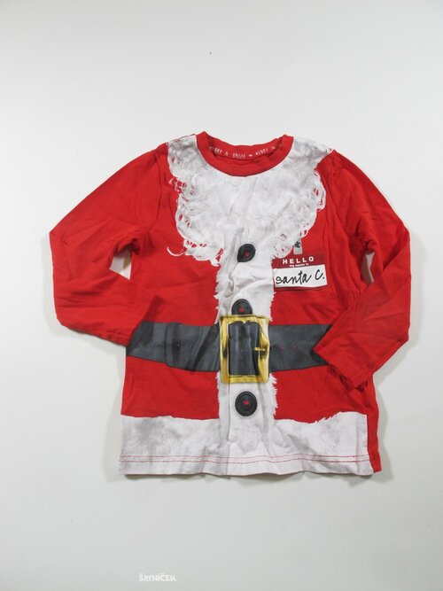 Červené triko s potiskem second hand