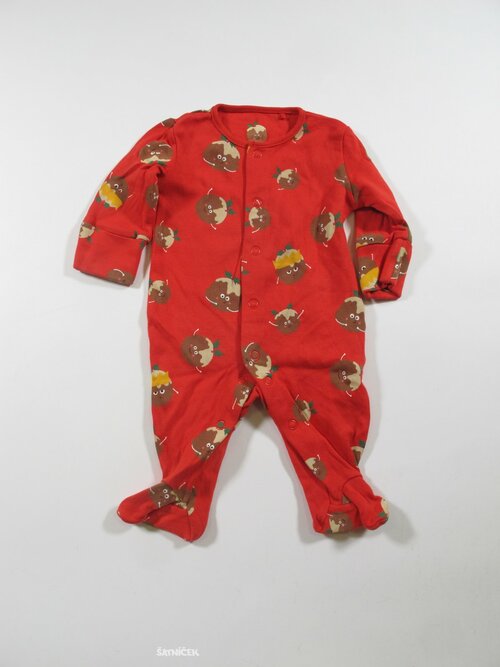 Obrázkový vánoční overálek second hand