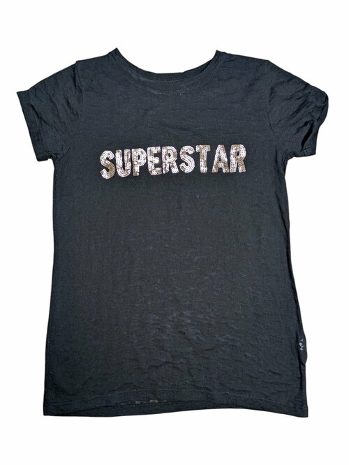 černé tričko superstar pro holky secondhand Primark