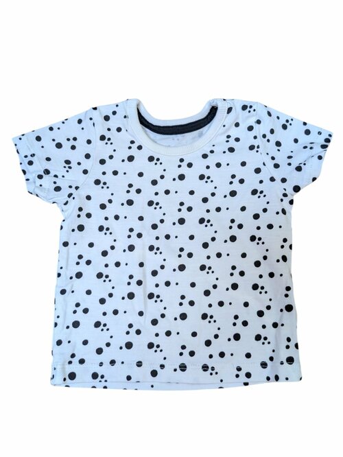 Bílé triko s puntíky pro holky secondhand George