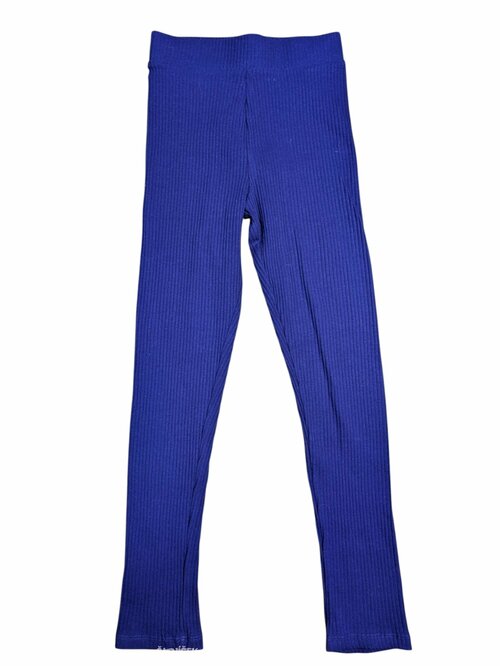 Modré elasťáky v manšestrovém stylu pro holky outlet girlswear