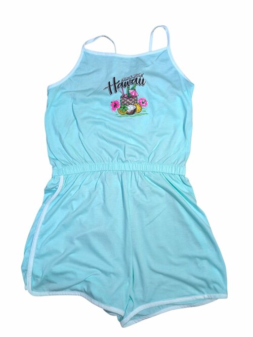 Tyrkysový overal s obrázkem pro holky outlet Primark