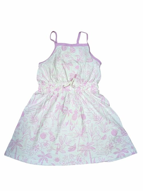 bílo růžové šaty se vzorem pro holky secondhand MaS