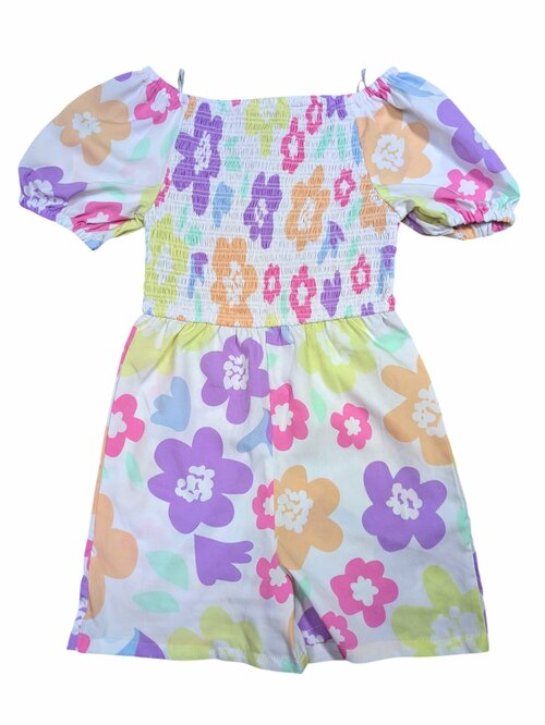 bílý overal s květinami pro holky secondhand Pepco