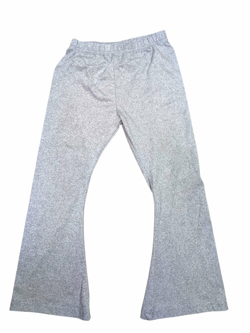 Šedé kalhoty zvonáče pro holky secondhand Shein