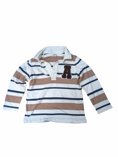 Pruhovaná polokošile s dlouhým rukávem pro kluky secondhand TU