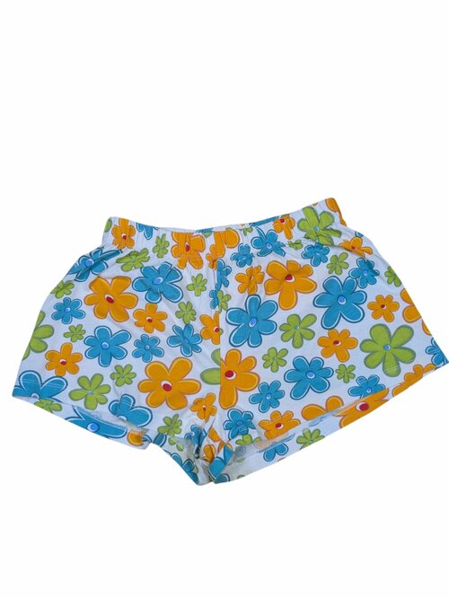 Bílé kraťasy kytkované pro holky secondhand Primark