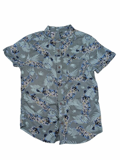 Zelená košile s obrázky pro kluky secondhand M&S