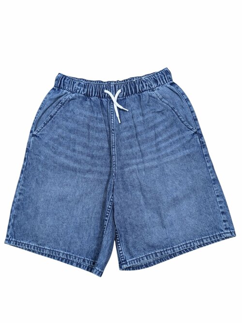 Džínové kraťasy na šnůrku pro kluky secondhand 