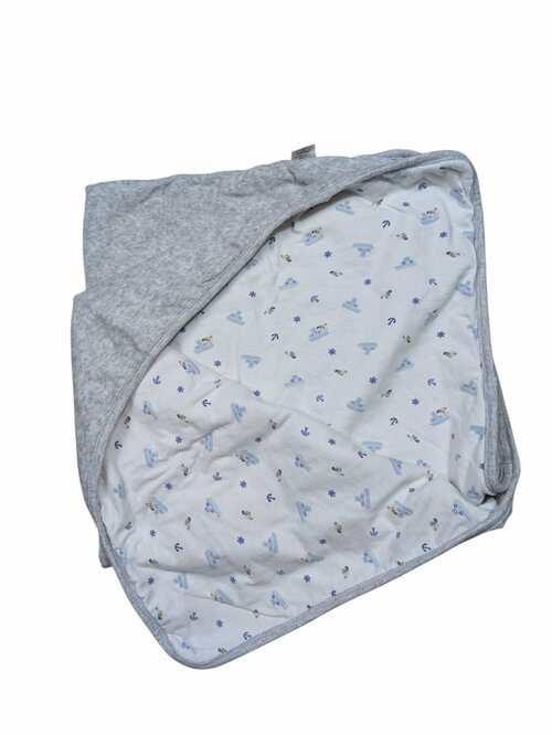 Šedá deka s obrázky secondhand Matalan