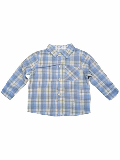 Kostkovaná košile pro kluky outlet Shein