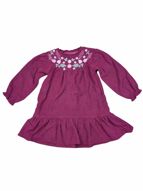 Fialové manžestrové šaty pro holky econdhand By Very