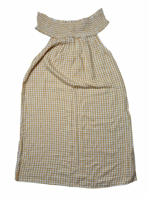 Žluté kostkované šaty pro holky outlet Dizzylissy