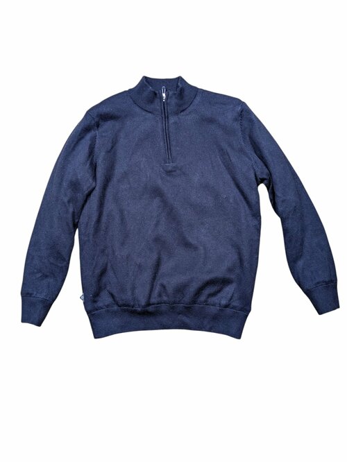 Tmavě modrá svetrová mikina pro kluky secondhand Decathlon