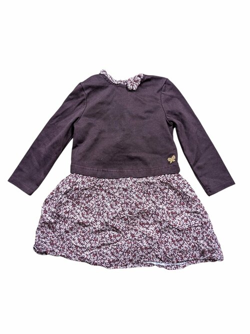 Vínové šaty mikinové pro holky secondhand Sergent Major