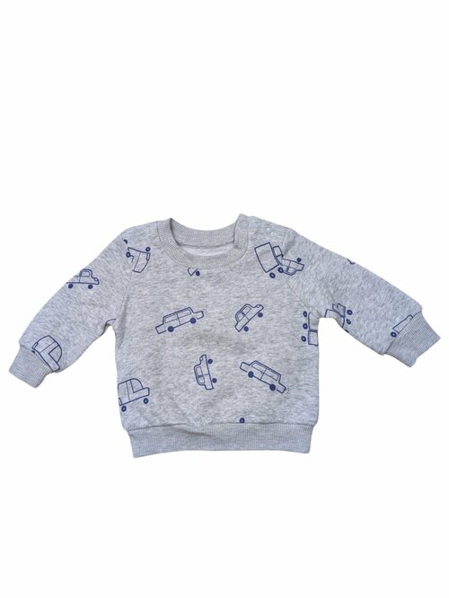 Šedá mikina s obrázky pro kluky secondhand Primark