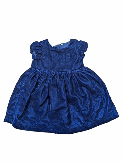 Semišové šaty modré pro holky secondhand BHS