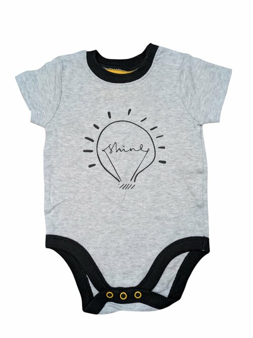 Šedé body s obrázkem pro kluky secondhand Baby