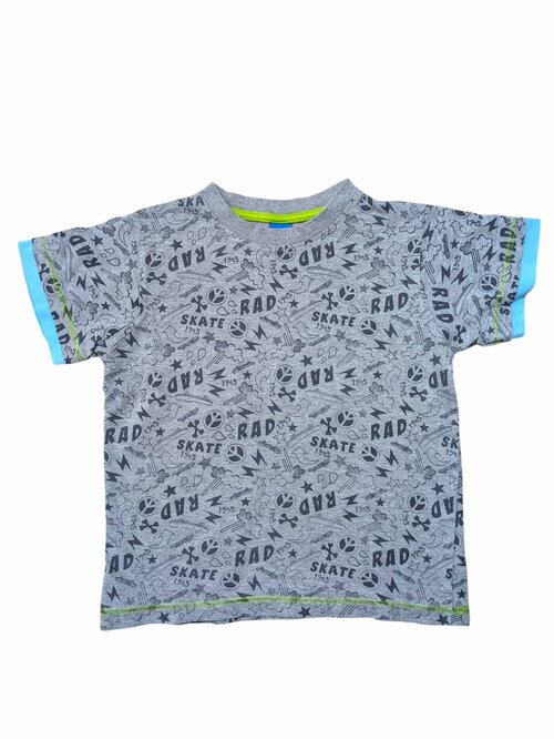 Šedé triko s obrázky pro kluky secondhand Adams