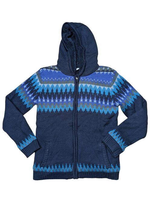 Zateplená pletená bunda pro kluky secondhand TU