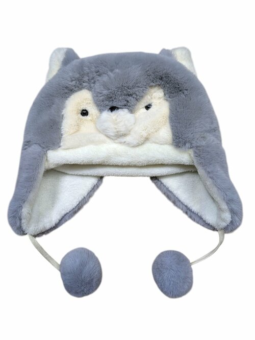 Velká huňatá čepice vlka secondhand