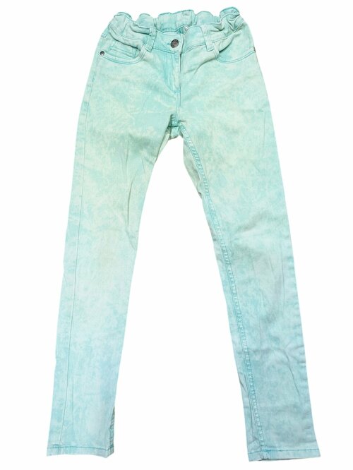 Zelené žíhané džíny pro holky secondhand pepperts