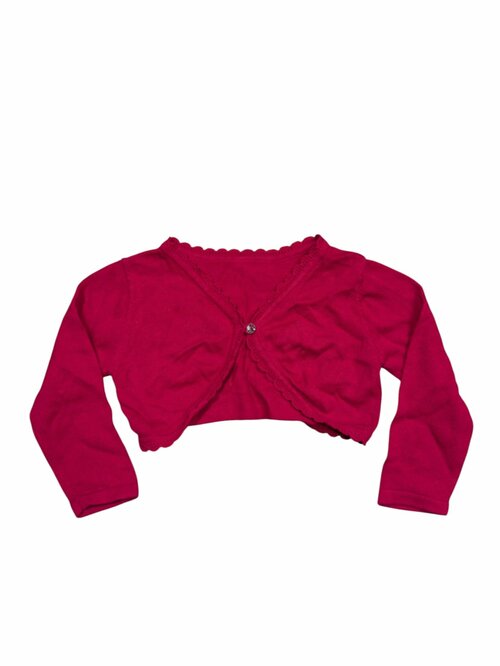 Červený crop svetřík pro holky secondhand 