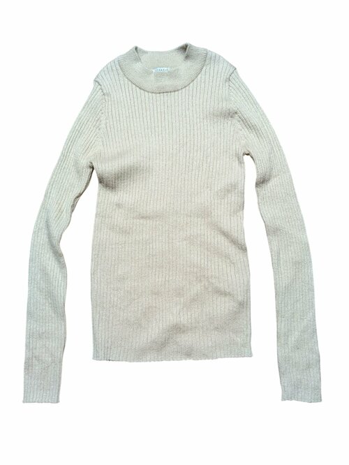 Světlé elastické triko silnější se třpytkami pro holky secondhand Primark