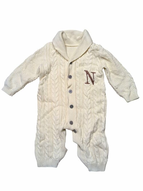 Světlý pletený overal pro kluky secondhand 