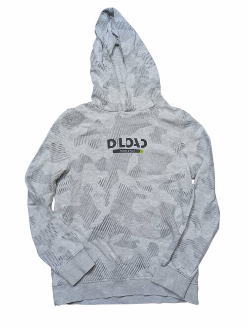 Šedá mikina se vzorem pro kluky secondhand C&A