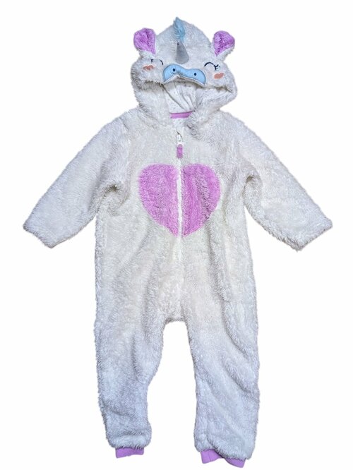 Huňatý overal jednorožce pro holky secondhand Nutmeg