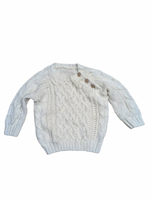 Světlý pletený svetr pro holky secondhand George