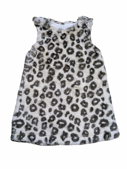 Teplé huňaté šaty se vzorem pro holky secondhand Nutmeg