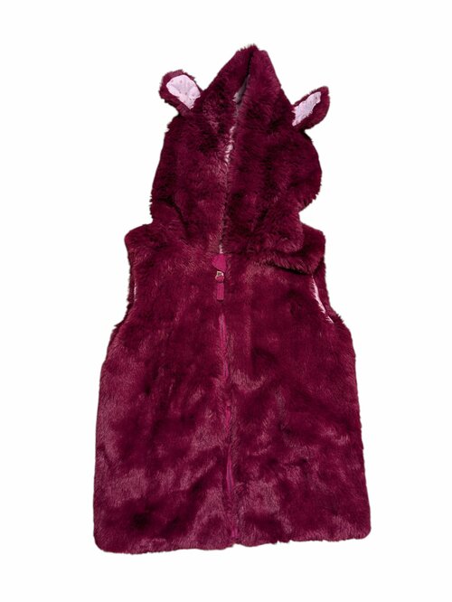 Vínová teplá vesta pro holky secondhand Nutmeg