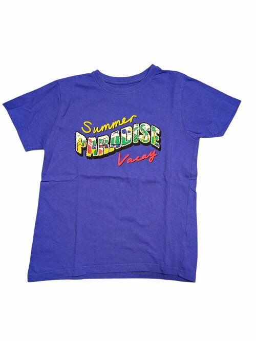 Fialové triko s obrázkem pro kluky secondhand Primark