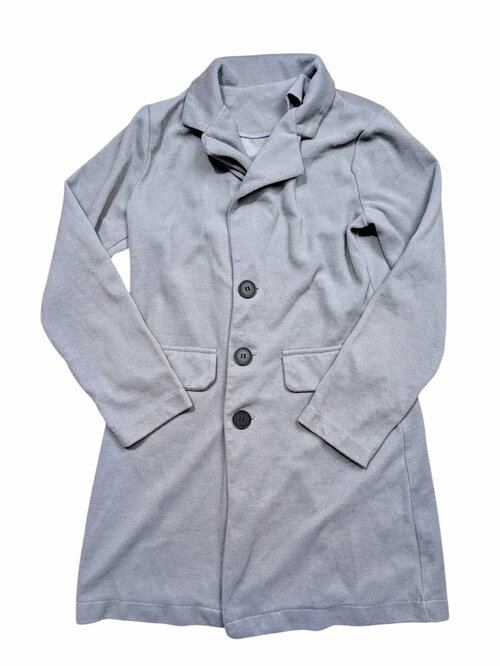 Šedý kabát pro holky secondhand 