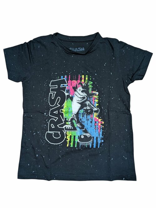 Černé triko s obrázkem pro kluky secondhand Crash