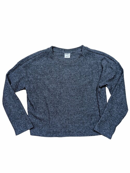 Tmavé teplé triko žebrované pro holky secondhand Page One