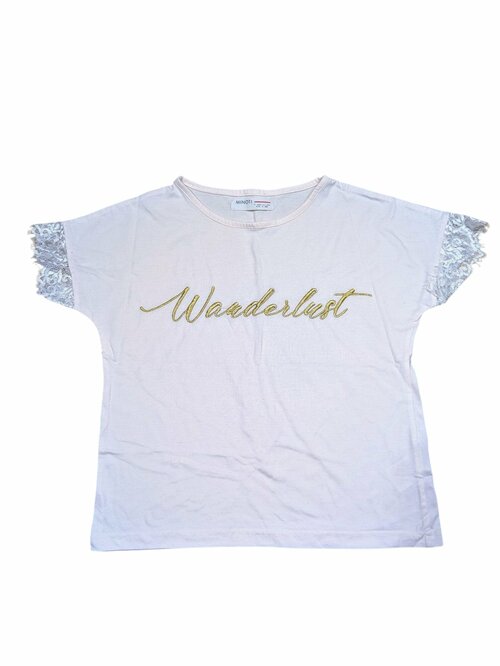 Světle růžové triko s nápisem pro holky secondhand Minoti